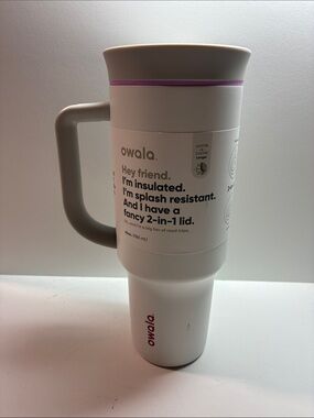Owala Insulated Water Bottle Travel Tumbler No Straw NEW 40 oz